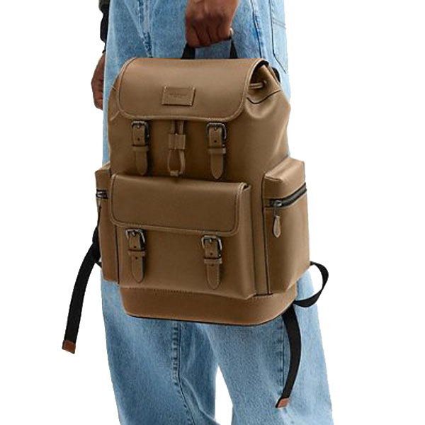 Coach Sprint Backpack Gunmetal Green # CDB61