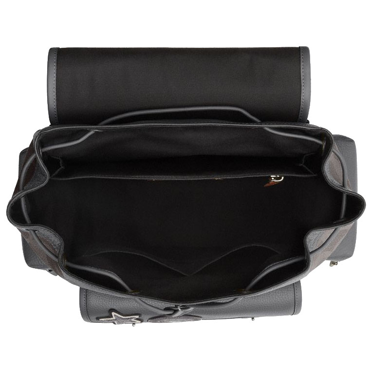 Coach Sprint Backpack In Maxi Signature Canvas With Patches Gunmetal Grey Multi # CCG03