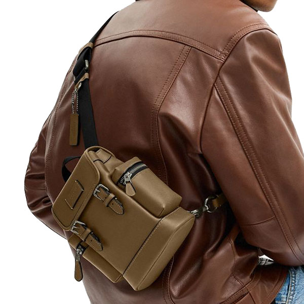 Coach Sprint Sling Pack Gunmetal Green # CDR05