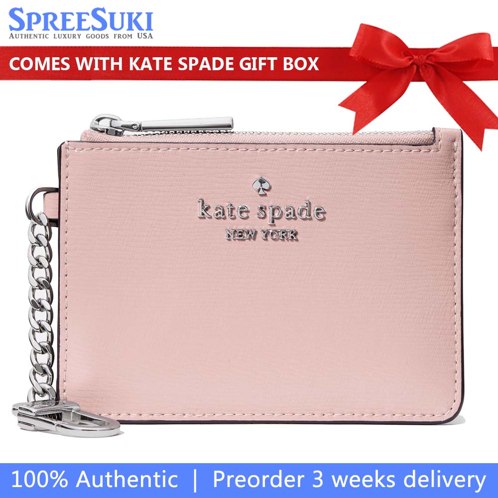 Kate Spade Key Ring Card Holder Tutu Pink Light pink # KN868