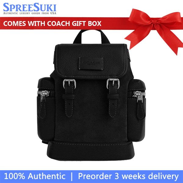 Coach Sprint Sling Pack Silver Black # CCE79