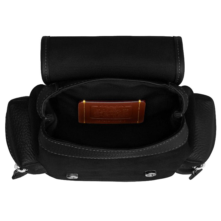 Coach Sprint Sling Pack Silver Black # CCE79