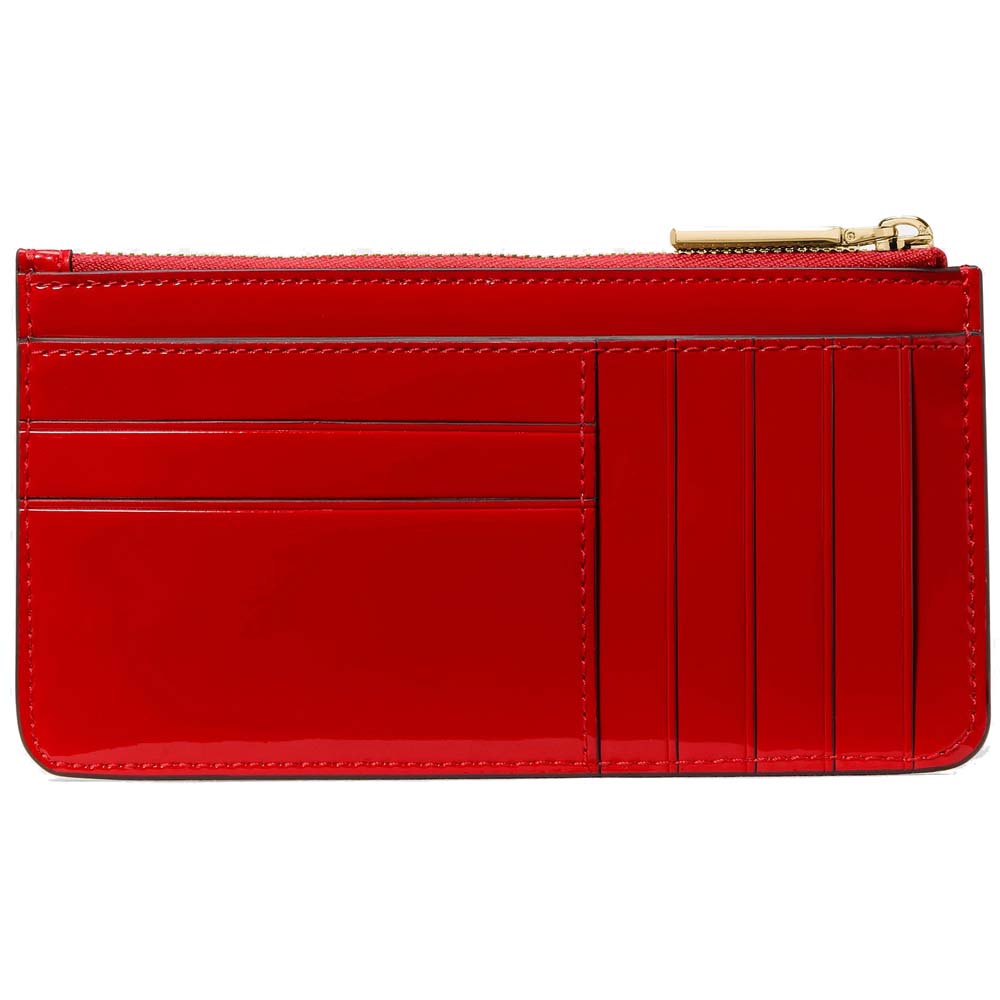 Kate Spade Bridget Patent Large Slim Card Holder Ks Bright Red # KN253