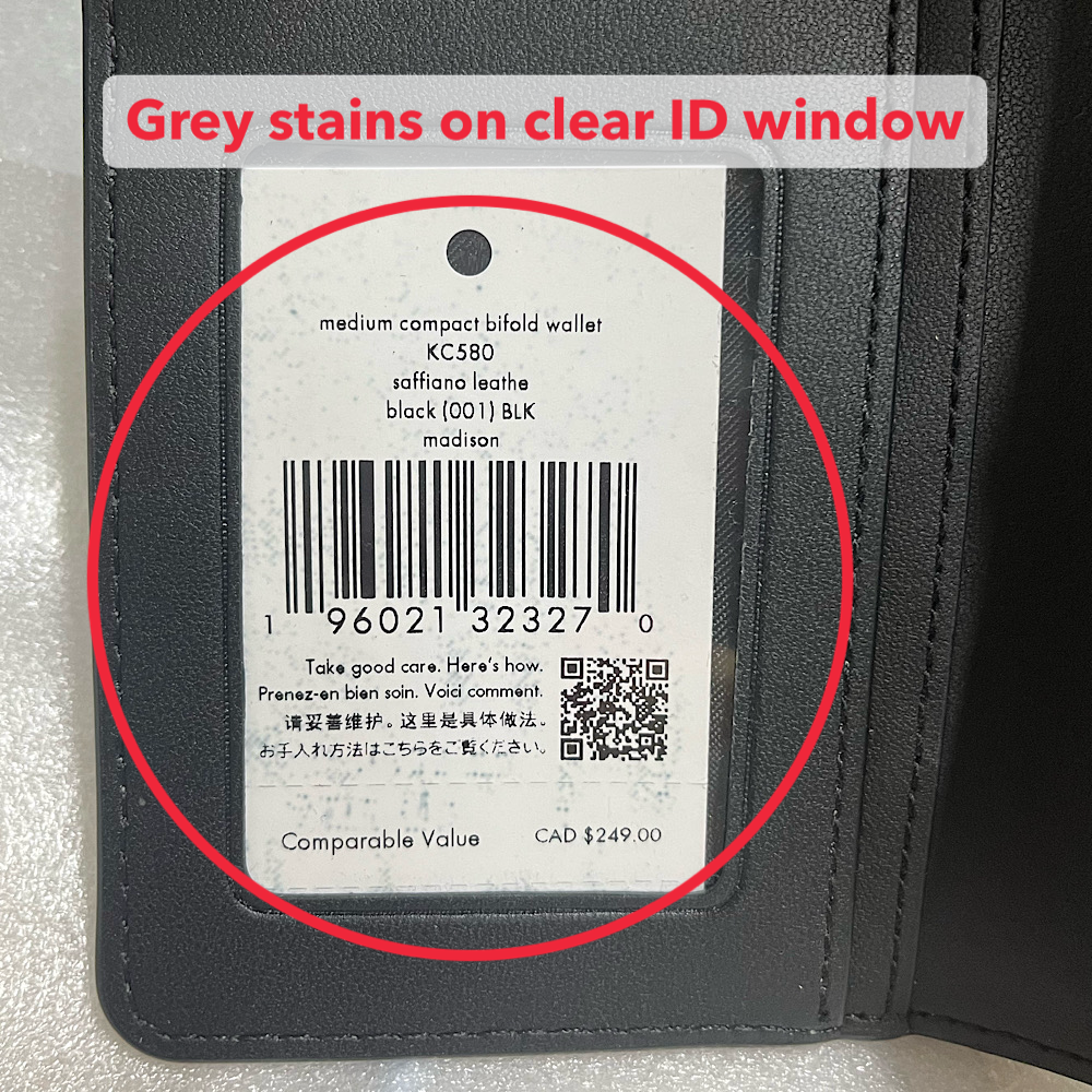 Kate Spade Medium Wallet Medium Compact Bifold Wallet Black # KC580D4