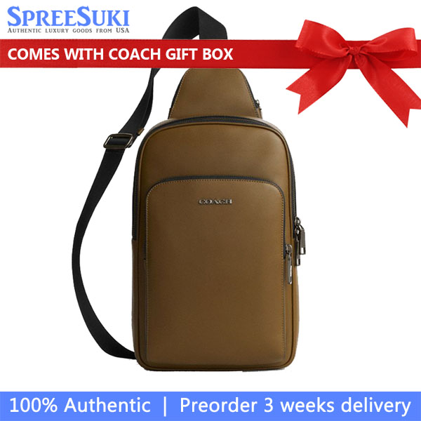 Coach Ethan Pack Gunmetal Green # CDB65