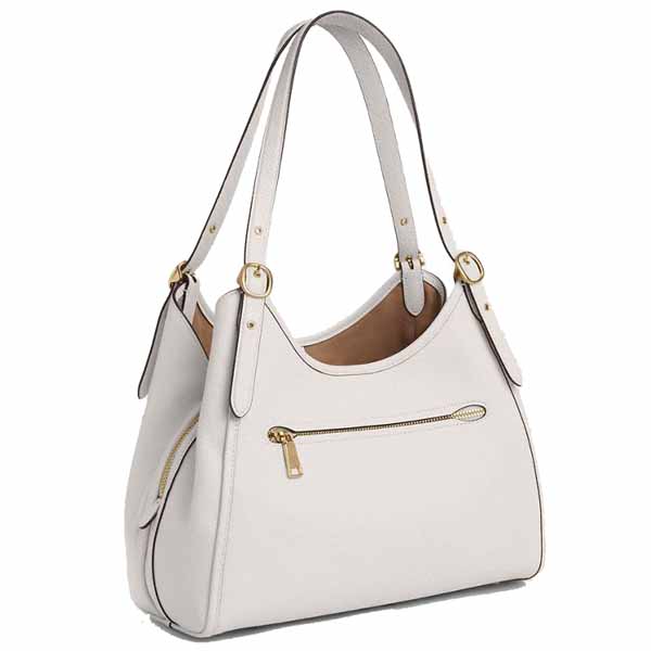Coach Erin Shoulder Bag Chalk Off White # CAQ86