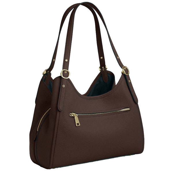 Coach Erin Shoulder Bag Maple Dark Brown # CAQ86