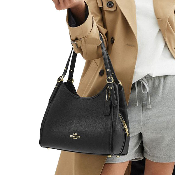 Coach Erin Shoulder Bag Black # CAQ86