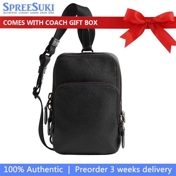 Coach Men Gotham Sling Pack 13 Black # CR849