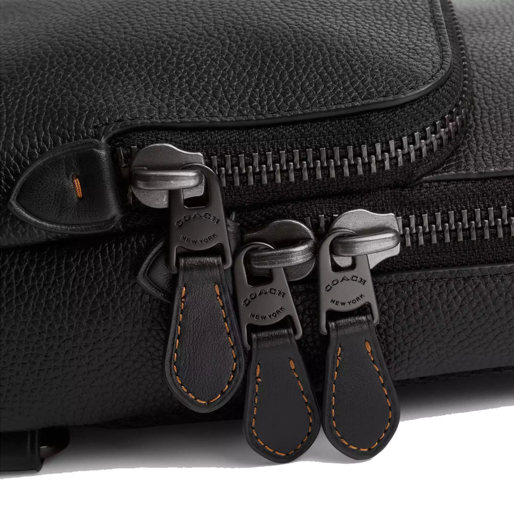 Coach Men Gotham Sling Pack 13 Black # CR849