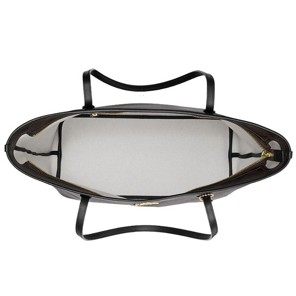 Coach Large City Tote Bag In Maxi Signature Canvas Walnut Black Dark Brown # CCD66