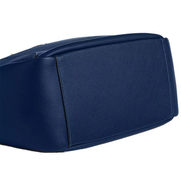 Coach Hadley Turnlock Tote Bag Deep Blue Dark blue # CAL17