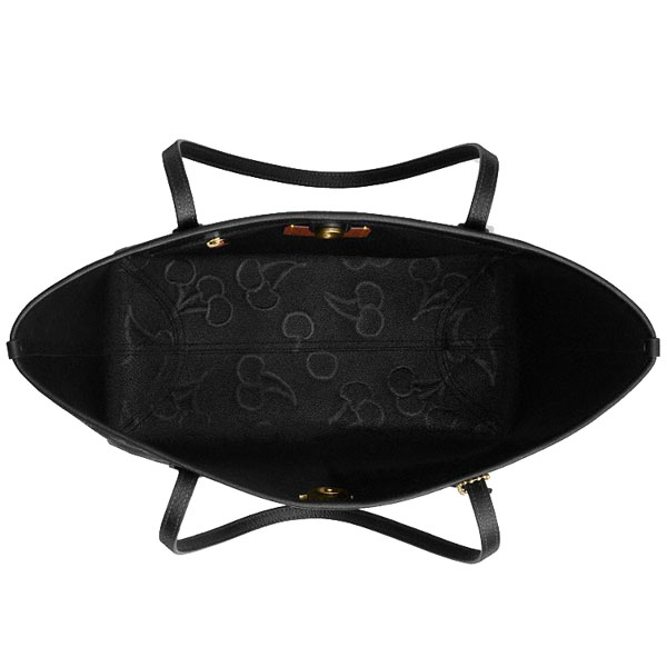 Coach City Tote Bag With Cherry Print Black Multi # CCZ18