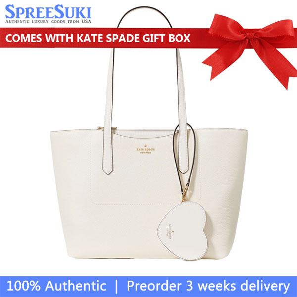 Kate Spade Cece Tote Set Meringue White # KN624