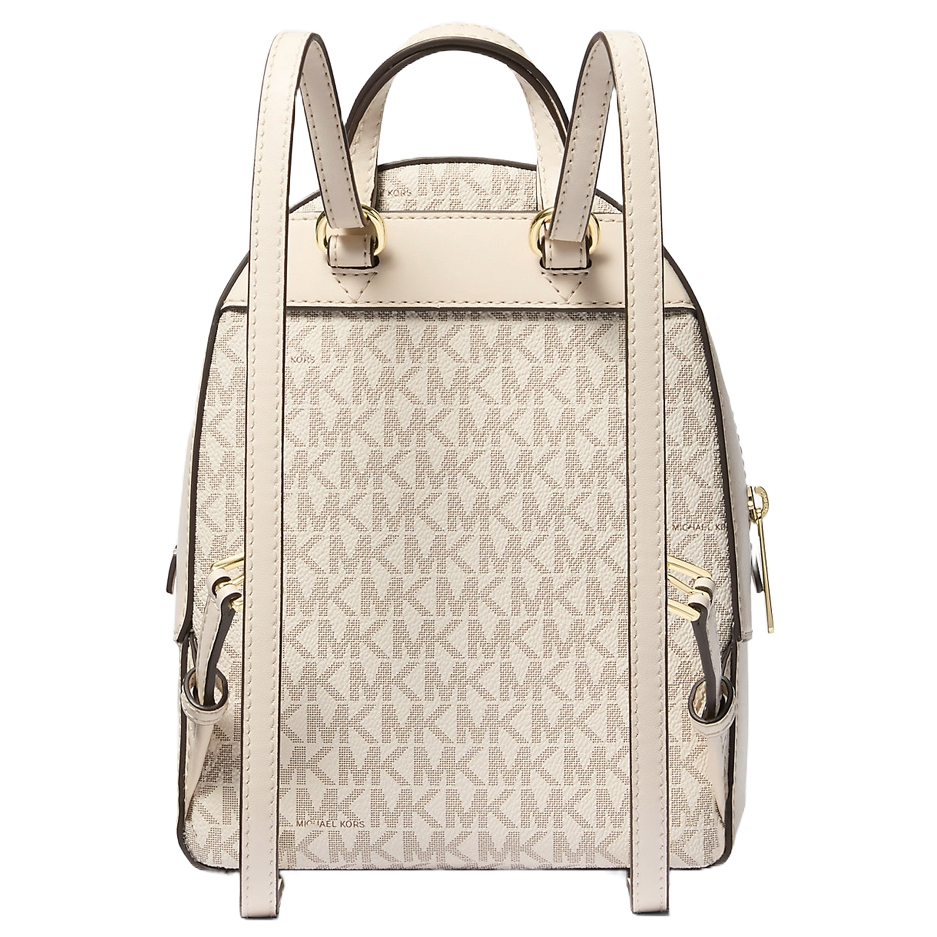 Michael Kors Sheila Medium Logo Satchel Light Cream Multi Off White # 35S3G6HS2B