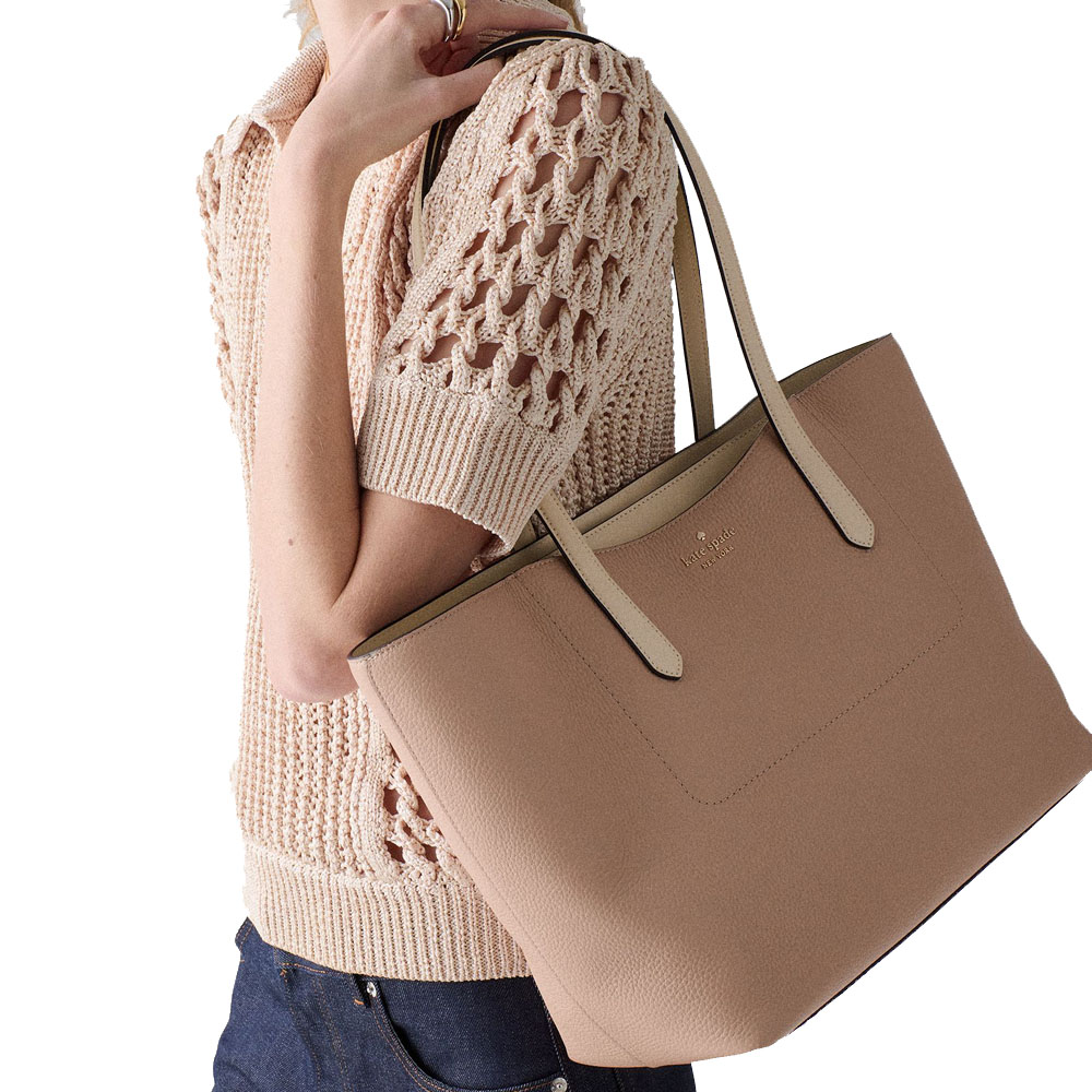 Kate Spade Cece Tote Set Milk Tea Multi Light Brown # KN624