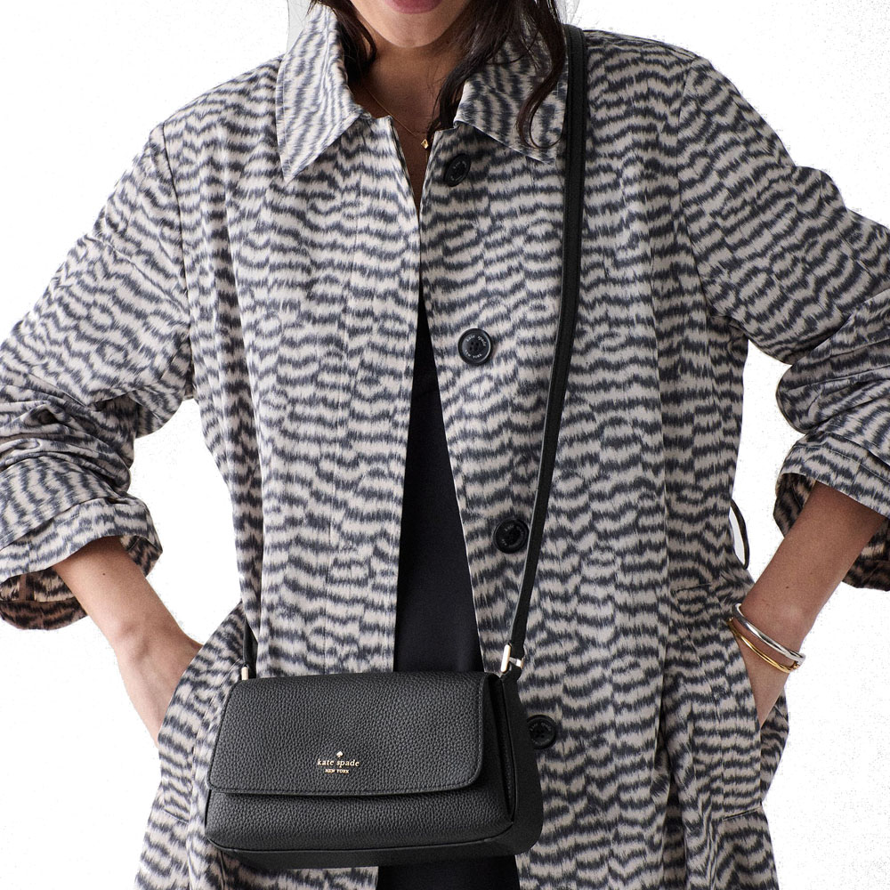 Kate Spade Sutton Mini Flap Crossbody Black # KO122