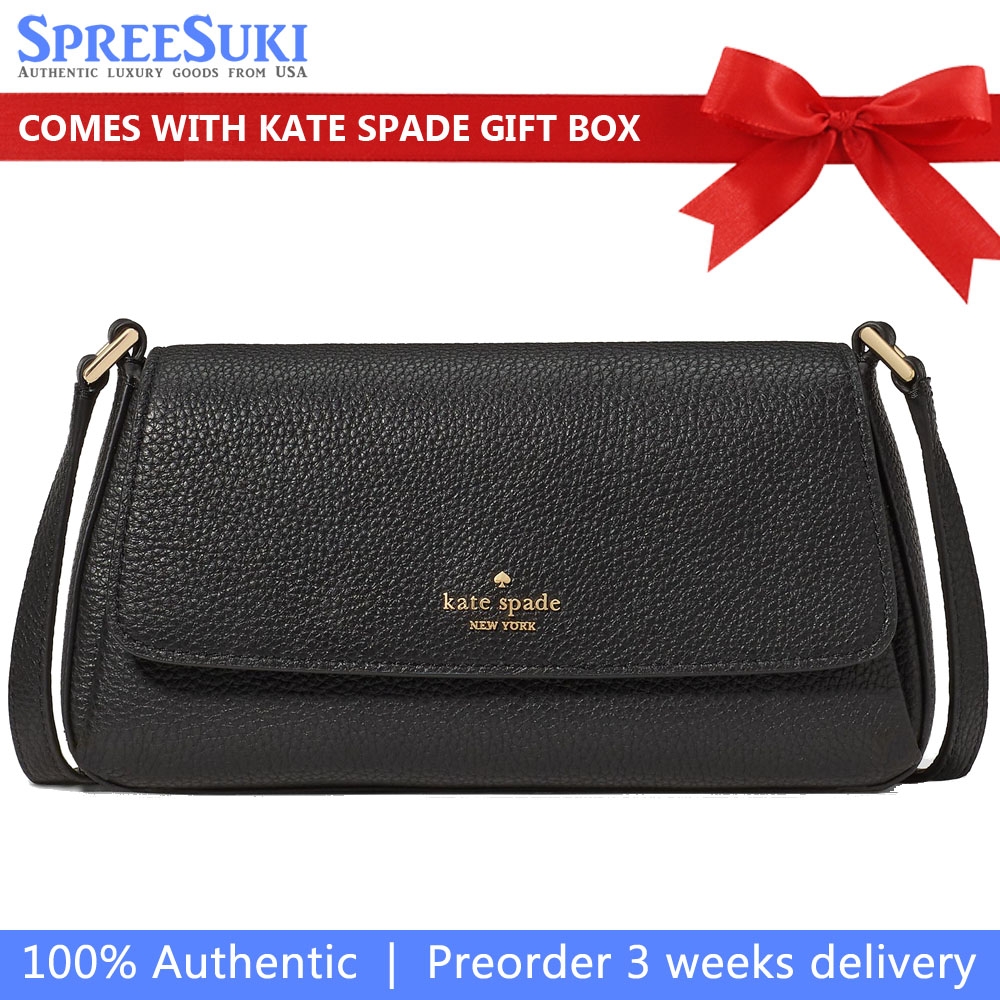 Kate Spade Sutton Mini Flap Crossbody Black # KO122