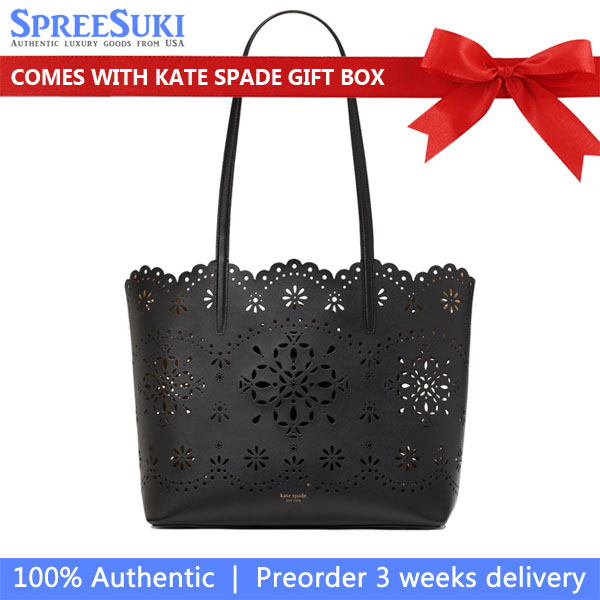 Kate Spade Do It All Large Tote Bag Black # KL672