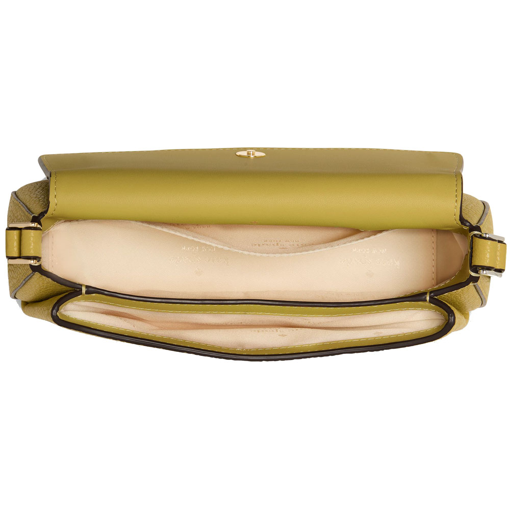 Kate Spade Sutton Mini Flap Crossbody Star Fruit Olive # KO122