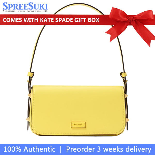 Kate Spade Liv Shoulder Bag Yuzu Jam Lemon Yellow # KL480