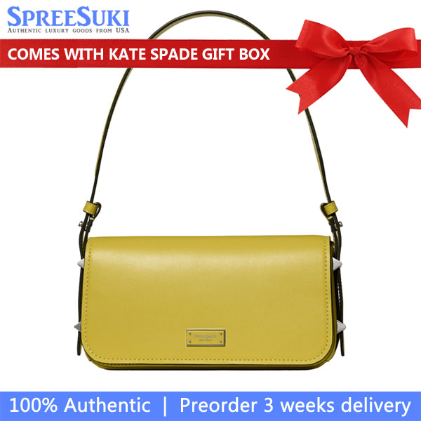 Kate Spade Liv Shoulder Bag Lime Slice Yellow # KL480