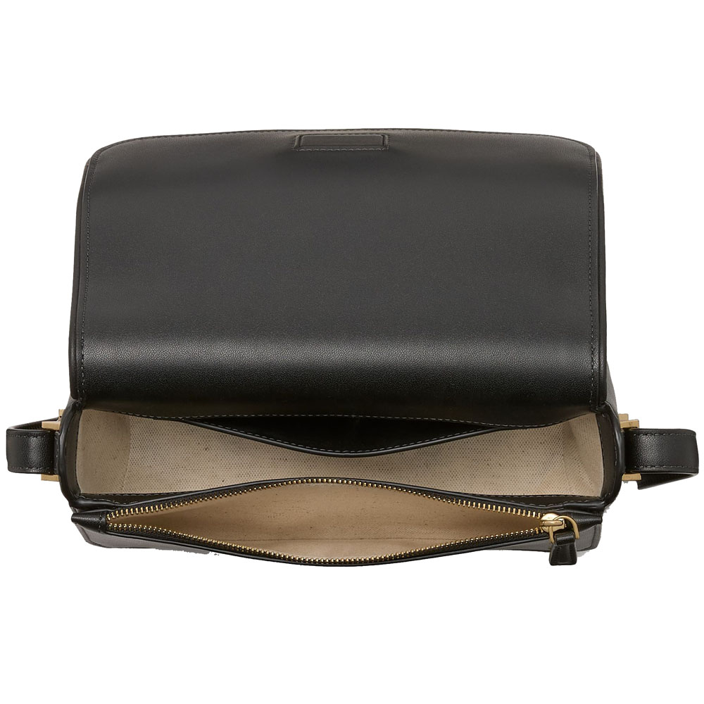 Kate Spade Liv Spade Flower Crossbody Bag Black Multi # KK576