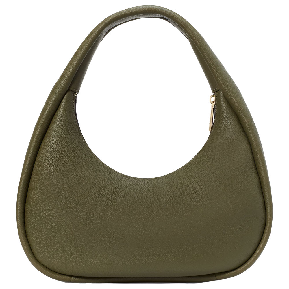 Kate Spade Kayla Crescent Shoulder Bag Seaweed Army Green # KK054