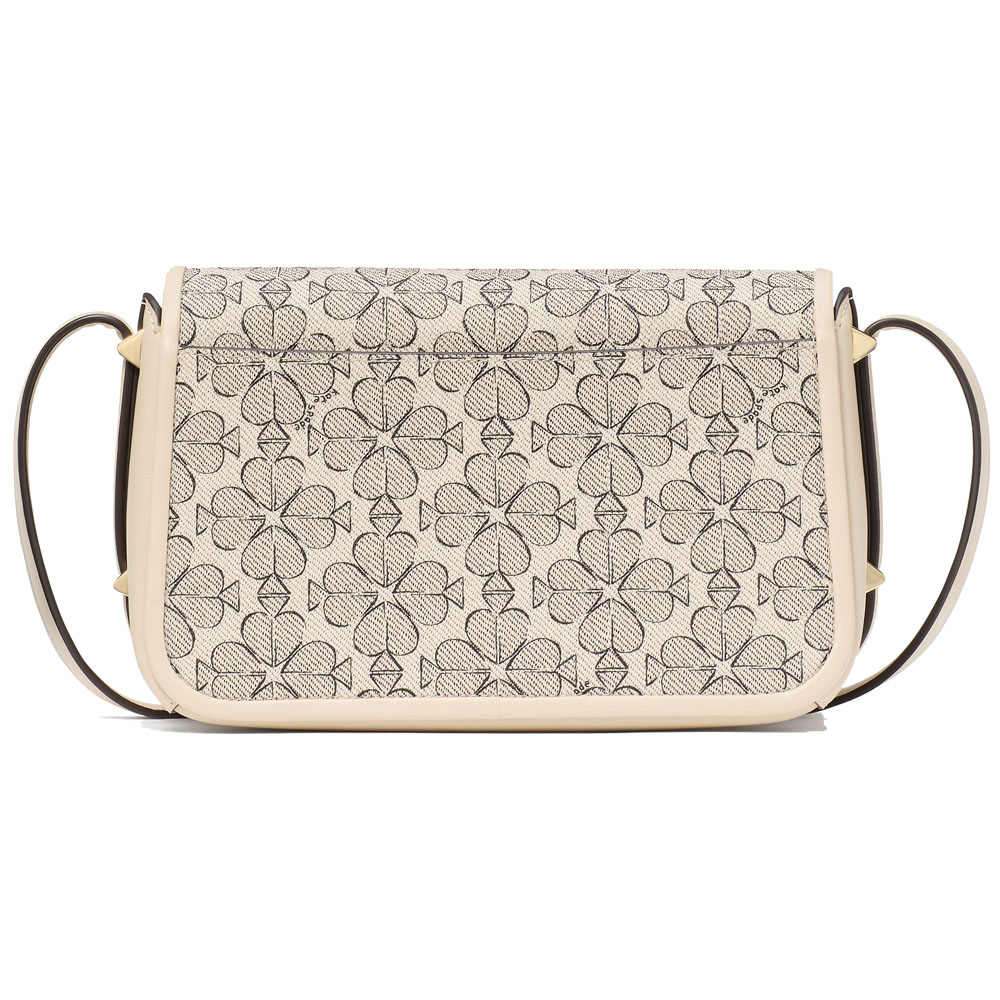 Kate Spade Liv Spade Flower Crossbody Bag Neutral Multi Beige # KK576
