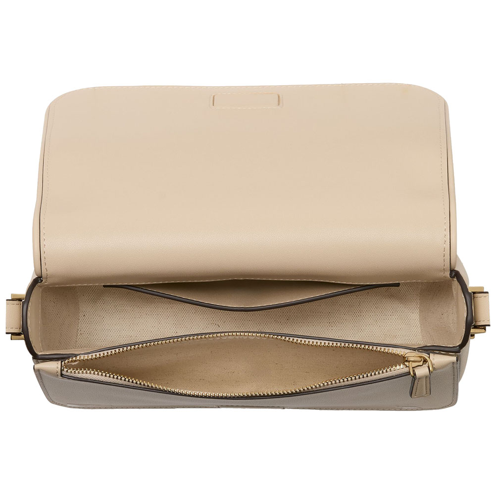 Kate Spade Liv Spade Flower Crossbody Bag Neutral Multi Beige # KK576