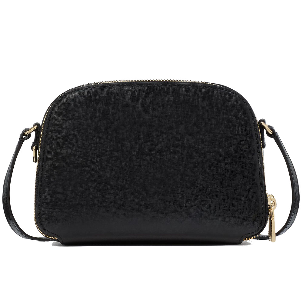 Kate Spade Devin Double Zip Dome Crossbody Black # KI665