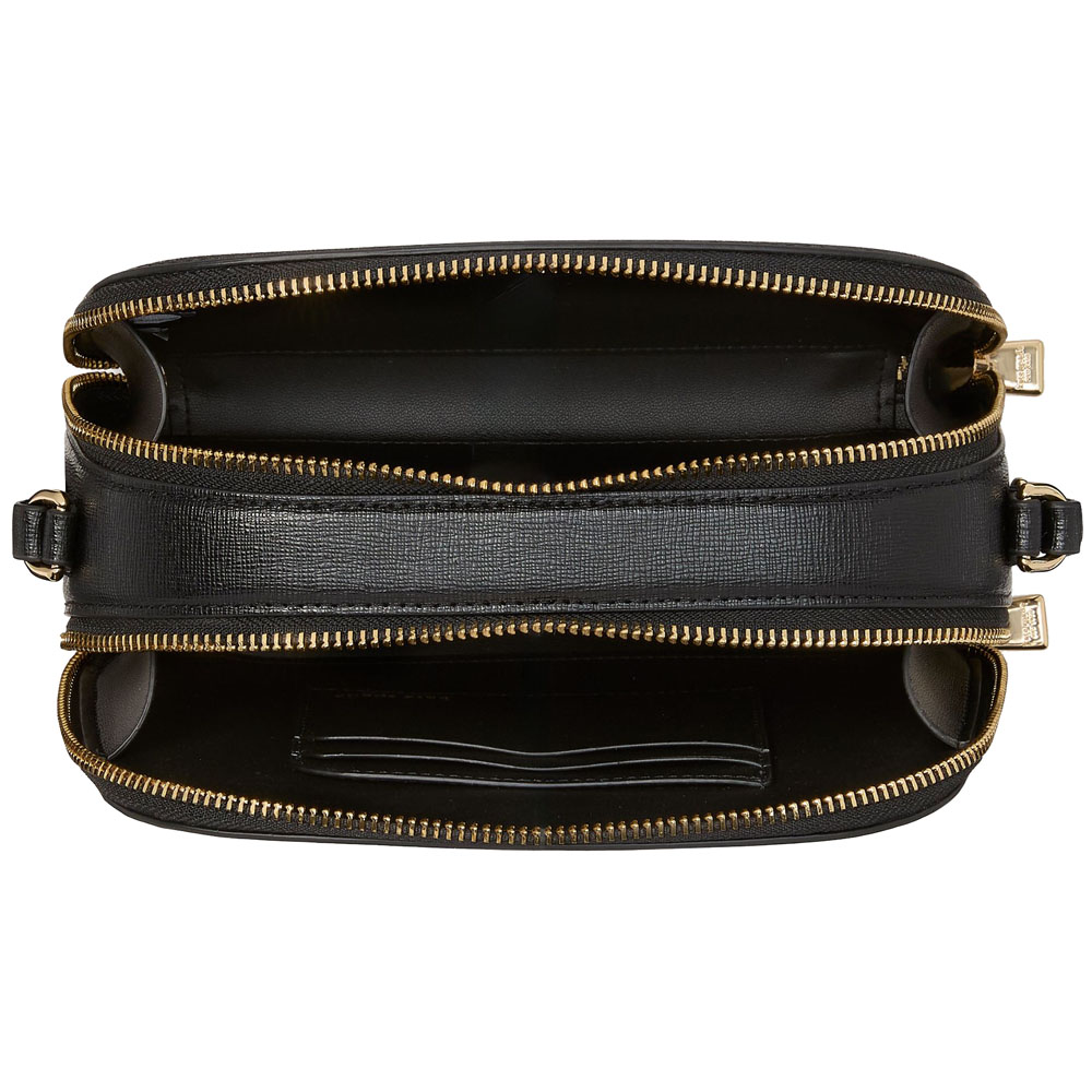 Kate Spade Devin Double Zip Dome Crossbody Black # KI665