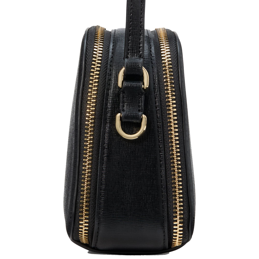 Kate Spade Devin Double Zip Dome Crossbody Black # KI665