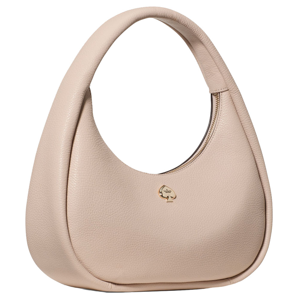 Kate Spade Kayla Crescent Shoulder Bag Hay Beige # KK054