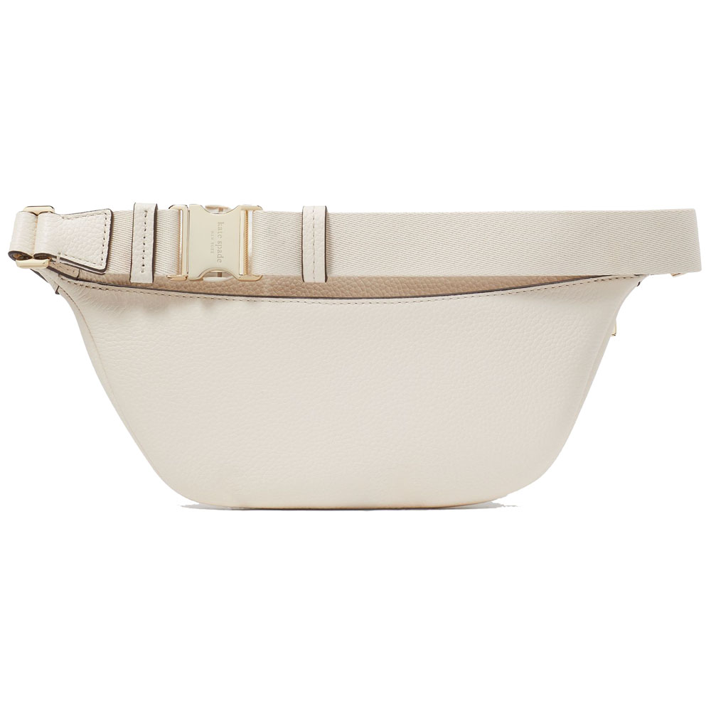 Kate Spade Hudson Belt Bag Parchment Off White # KH006