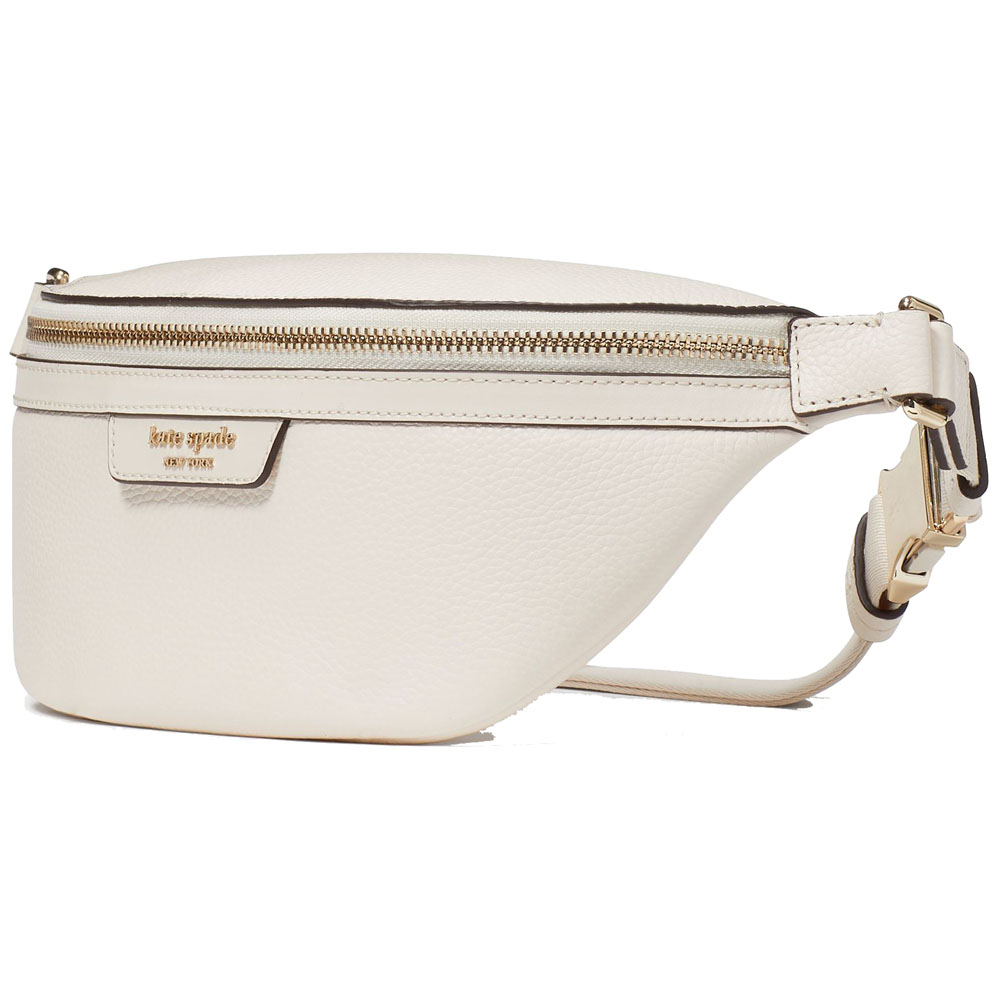 Kate Spade Hudson Belt Bag Parchment Off White # KH006