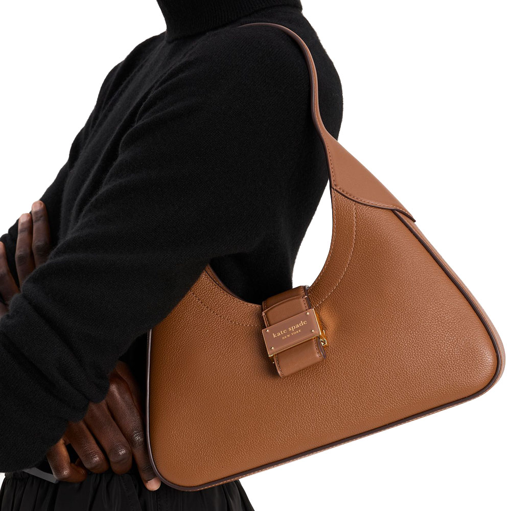 Kate Spade Nouveau Small Shoulder Bag Cavern Clay Brown # KI460