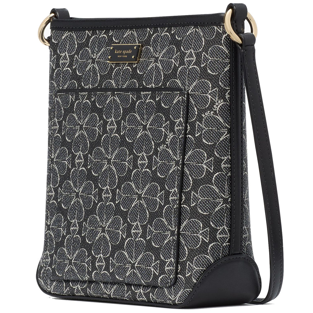 Kate Spade Spade Flower Small Swingpack Black Multi # KI742