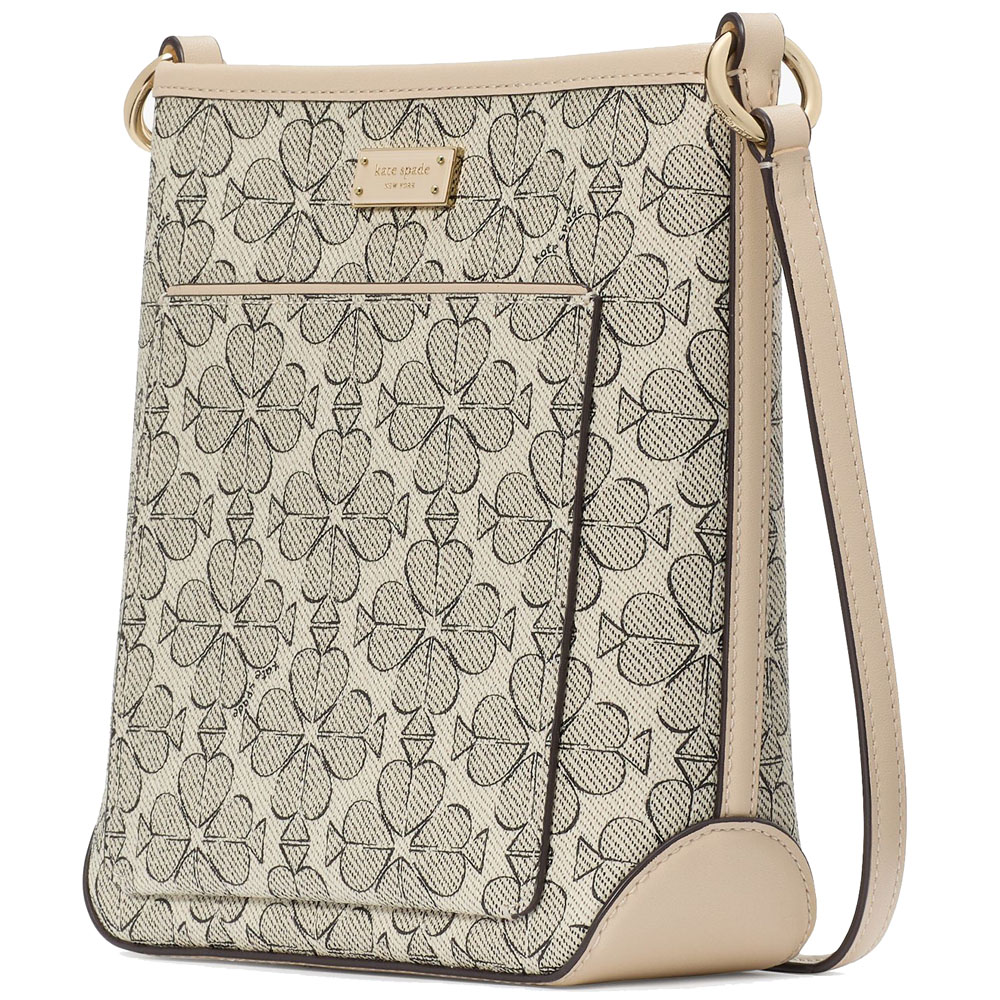 Kate Spade Spade Flower Small Swingpack Neutral Multi Beige # KI742