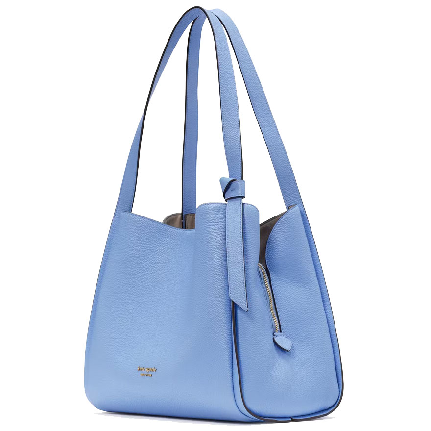 Kate Spade Knott Large Shoulder Bag Genie Blue # K4395-1