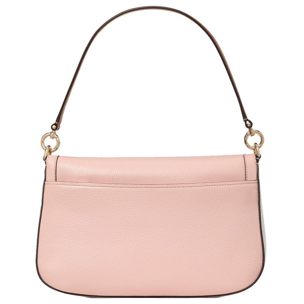 Kate Spade Hudson Convertible Shoulder Bag Rose Smoke Multi Pink # KF854