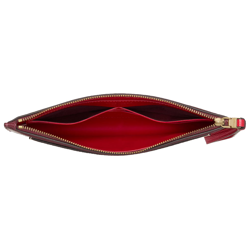 Kate Spade Ava Colorblocked Wristlet Cherry Juice Multi Dark Red # KD952