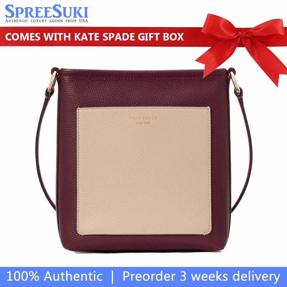 Kate Spade Ava Swingpack Cherry Juice Multi Dark Red # KH164