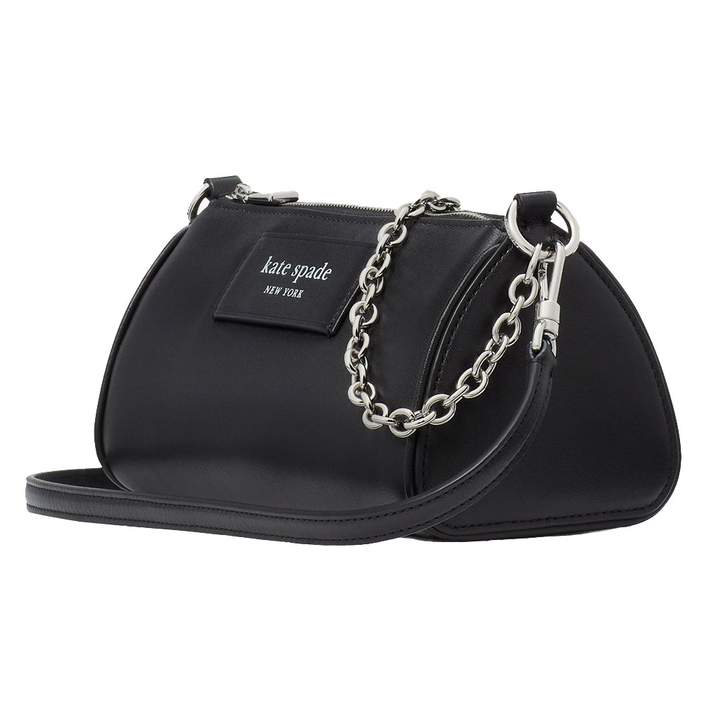 Kate Spade Label Pochette Black # KI726