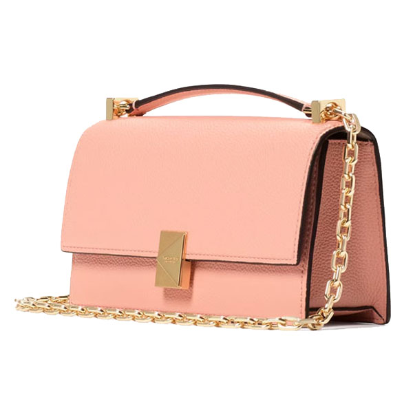 Kate Spade Deco Mini Flap Chain Crossbody Apricot Cream Pink # KJ656-1