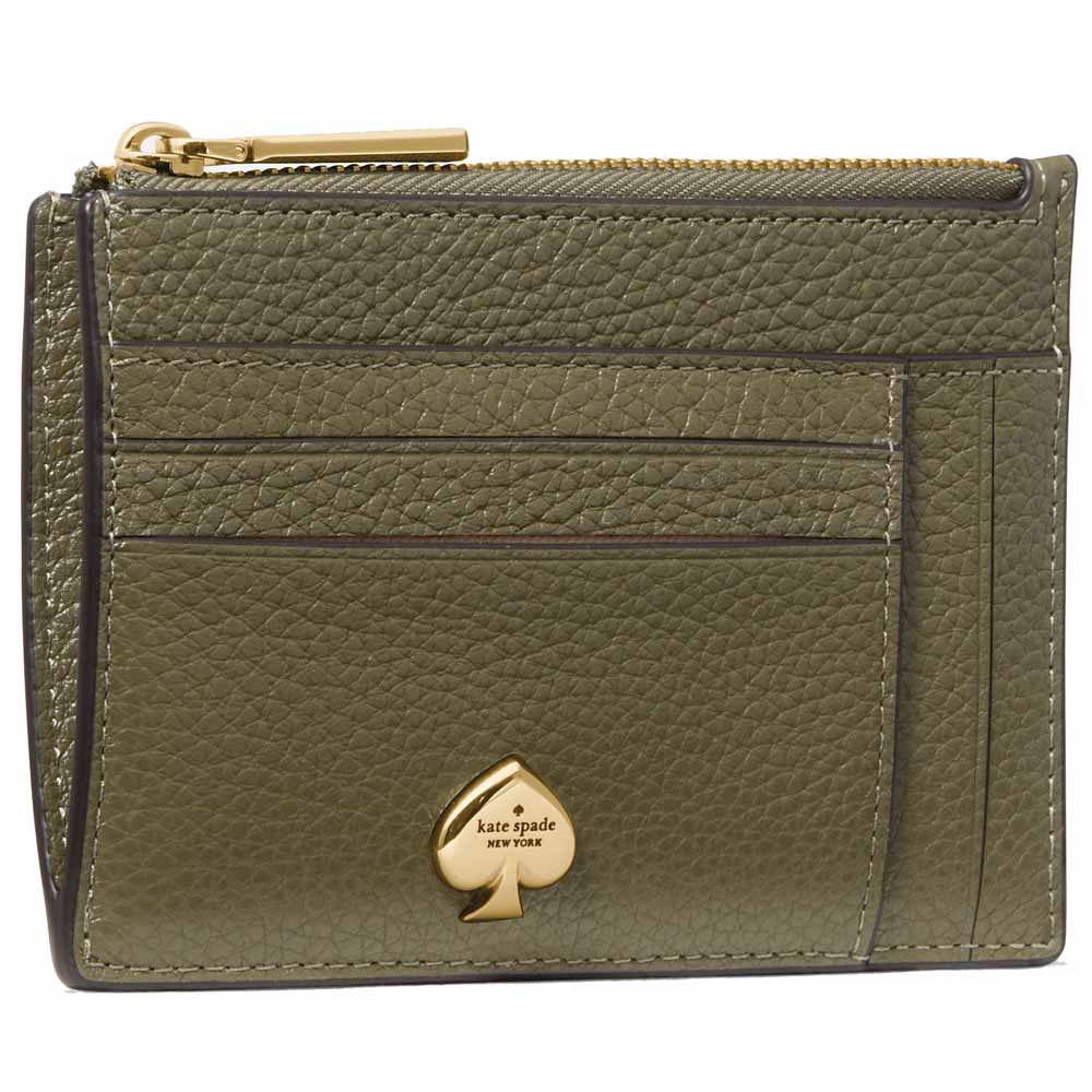 Kate Spade Kaya Large Slim Cardholder Seaweed Green # KL837