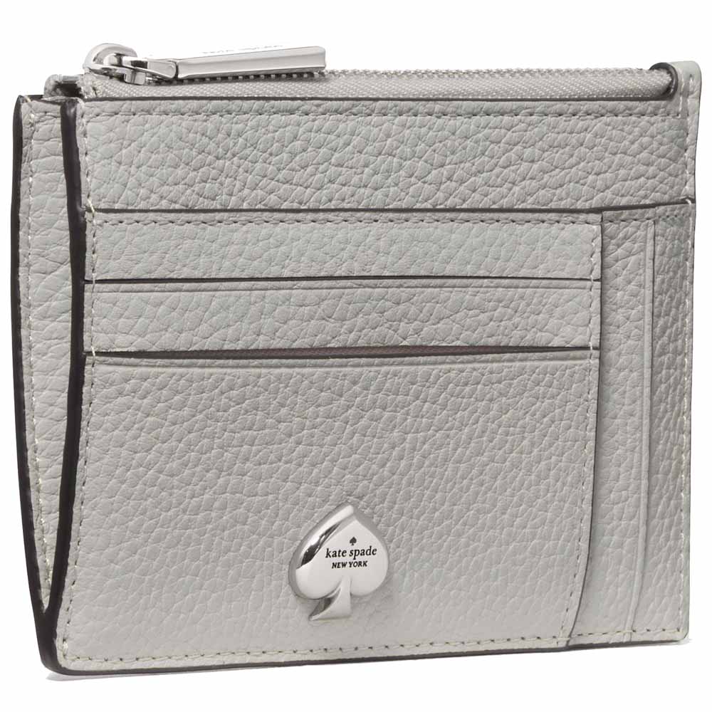 Kate Spade Kaya Large Slim Cardholder Platinum Grey # KL837