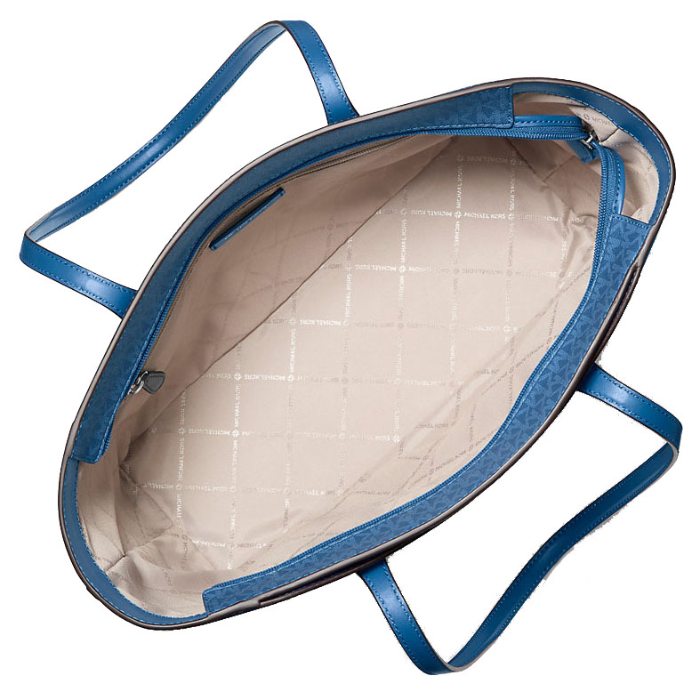 Michael Kors Arden Large Top-Zip Tote Bag Galaxy Blue # 35F5S4XT3L