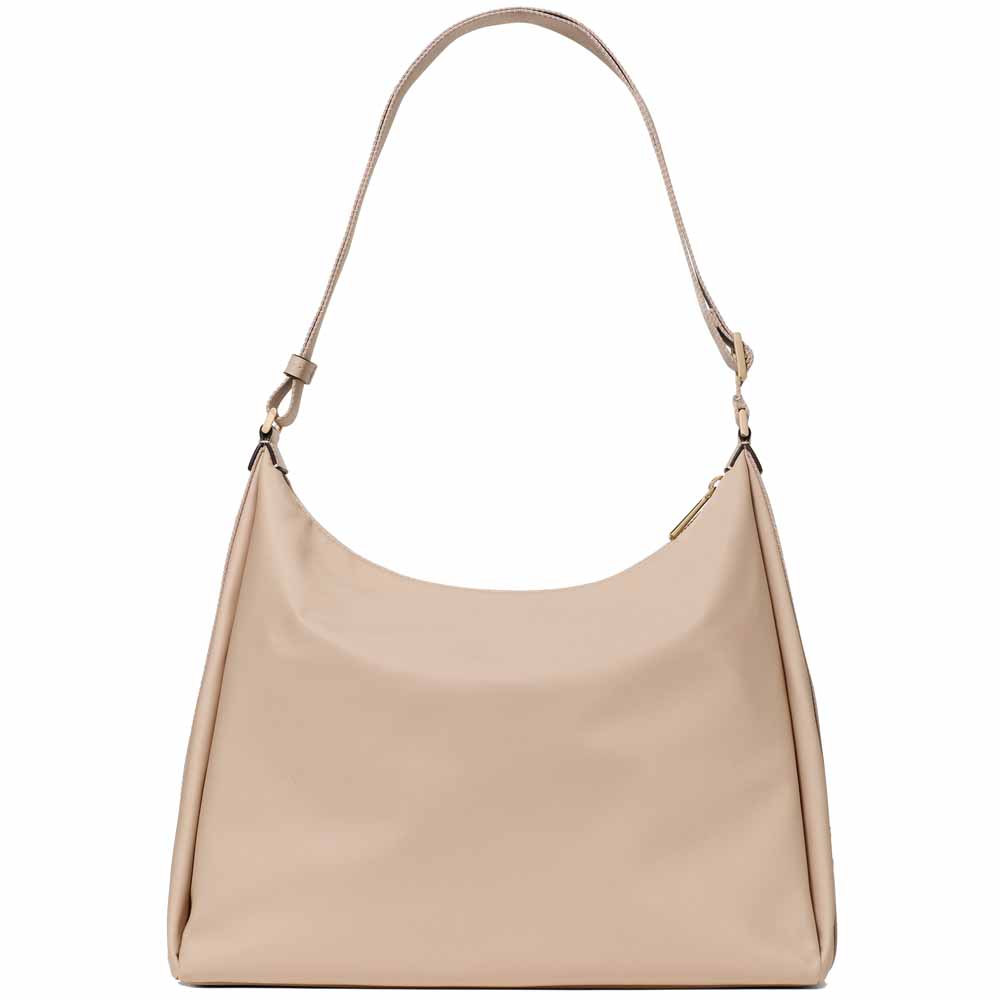 Kate Spade Carter Nylon Large Convertible Crossbody Warm Beige # KL963
