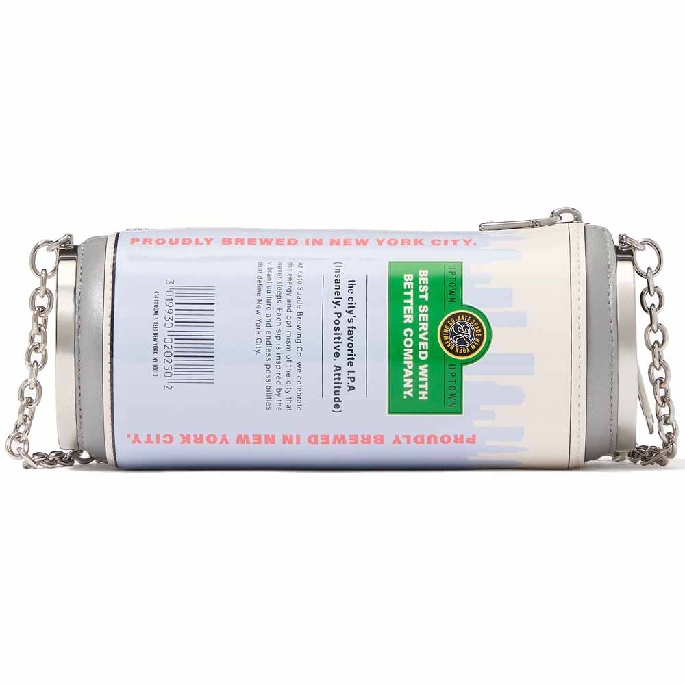 Kate Spade Snack Time Metallic Pochette Metallic Multi Silver # KL636